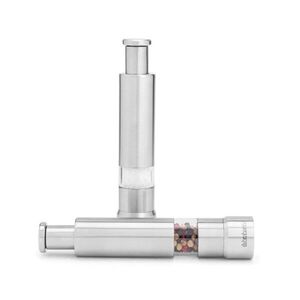 Imagine Set 2 rasnite sare si piper, Brabantia, Matt, 5.5x2.8x14 cm, inox, argintiu mat