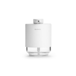 Imagine Dispenser sapun lichid, Brabantia, MindSet, 9.5x8x11 cm, 200 ml, otel, Alb