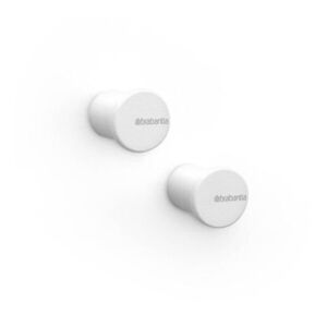Imagine Set 2 agatatori pentru prosoape, Brabantia, MindSet, aluminiu, Alb