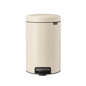 Imagine Cos de gunoi cu pedala, Brabantia, NewIcon, 12 L, 33.8x25.1x41.1 cm, otel, bej