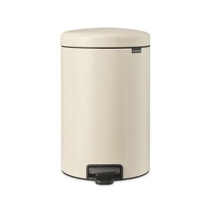 Imagine Cos de gunoi cu pedala, Brabantia, NewIcon, 20 L, 38x29x46.7 cm, otel, bej