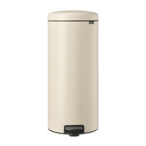 Imagine Cos de gunoi cu pedala, Brabantia, NewIcon, 30 L, 38x29.3x67.9 cm, otel, bej
