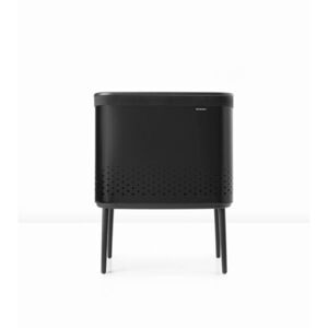 Imagine Cos de rufe Bo 60 L, Brabantia, Matt, 32x54x67 cm, polipropilena/otel, negru mat