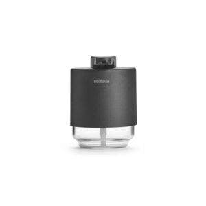 Imagine Dispenser sapun lichid, Brabantia, MindSet Infinite Grey, 9.5x8x11 cm, 200 ml, otel, gri