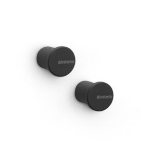 Imagine Set 2 agatatori pentru prosoape, Brabantia, MindSet Infinite Grey, aluminiu, gri