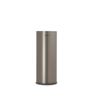 Imagine Suport role rezerva hartie igienica, Brabantia, Balance Platinum, 13.2x13.2x32.1 cm, otel, gri inchis
