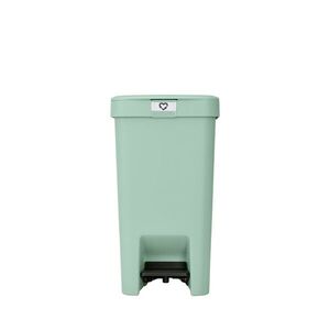 Imagine Cos de gunoi cu pedala, Brabantia, StepUp, 16 L, 29.6x22.3x41.1 cm, polipropilena, verde jad