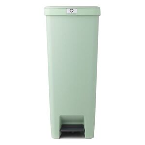 Imagine Cos de gunoi cu pedala, Brabantia, StepUp, 40 L, 35.2x28x66.6 cm, polipropilena, verde jad