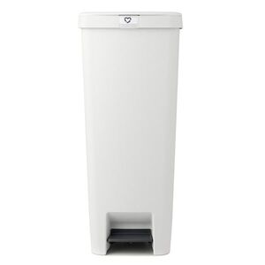 Imagine Cos de gunoi cu pedala, Brabantia, StepUp, 40 L, 35.2x28x66.6 cm, polipropilena, gri deschis