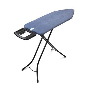 Imagine Masa de calcat, Brabantia C, Denim Blue, 124x45 cm, 7 pozitii de reglare, otel/bumbac, albastru denim