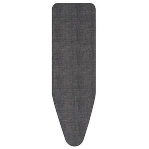 Imagine Husa pentru masa de calcat, Brabantia C, Denim Black, 124x45 cm, 8 mm spuma, bumbac, negru denim