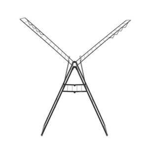 Imagine Uscator de rufe, Brabantia, Hangon Matt, 25 m capacitate de uscare, otel, negru mat