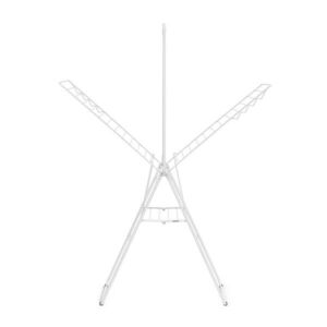 Imagine Uscator de rufe cu suport umerase, Brabantia, Hangon Fresh, 25 m capacitate de uscare, otel, alb