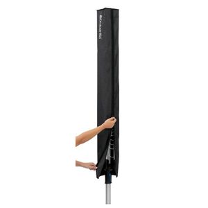 Imagine Husa pentru uscator de rufe rotativ, Brabantia, Essential Lift-O-Matic Black, 15x15x160 cm, textil, negru