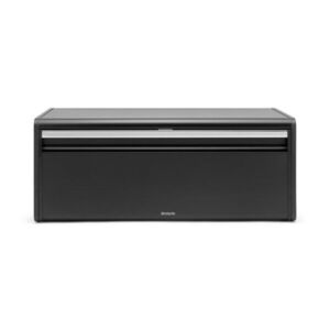 Imagine Cutie pentru paine, Brabantia, Fall Front, 46.5x25x18.7 cm, otel, negru mat