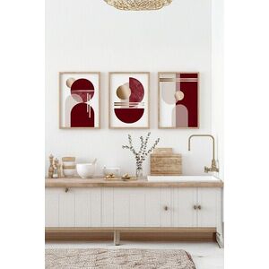 Imagine Set 3 tablouri decorative, Ersydata8-3348, MDF, Multicolor