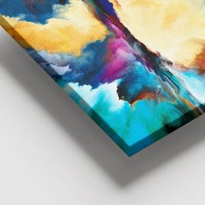 Imagine Tablou decorativ, DEV02125100140, Cadru: 100% LEMN (Grosime: 3-4 cm), Multicolor