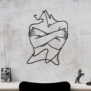 Imagine Decoratiune de perete, Felicidad, Dimensiune: 40 x 54 cm, Negru