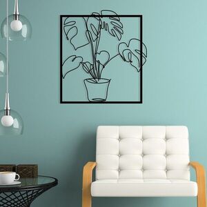 Imagine Decoratiune de perete, Store, Dimensiuni: 49 x 53 cm, Negru