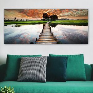 Imagine Tablou decorativ, YTY79182637_50120, Rama din lemn (grosime 3 cm), Multicolor