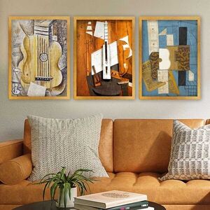 Imagine Set 3 tablouri decorative, 3AC_UNPP14_5575, Polistiren, Multicolor