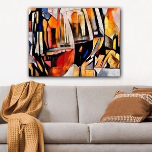 Imagine Tablou decorativ, 1092172451_70100, Rama din lemn (grosime 3 cm), Multicolor