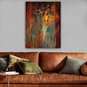 Imagine Tablou decorativ, 221709259_70100, Rama din lemn (grosime 3 cm), Multicolor