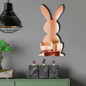 Imagine Oglinda decorativa, EAS005ROSEGOLD, Baza din 100% EVA (Grosime: 10 mm), Auriu roz