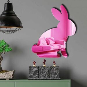 Imagine Oglinda decorativa, EAS001PINK, Baza din 100% EVA (Grosime: 10 mm), Roz