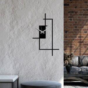 Imagine Ceas de perete, Corner, Dimensiuni: 49 x 30 cm, Negru