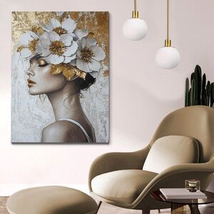 Imagine Tablou decorativ, KNV10269, Rama din lemn (grosime 3 cm), Multicolor