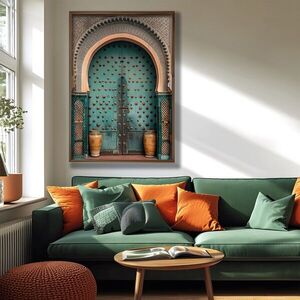 Imagine Tablou decorativ, GE128-L, Lemn, Multicolor