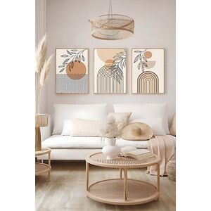 Imagine Set 3 tablouri decorative, Artsycllct6, MDF, Multicolor