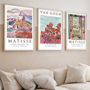 Imagine Set 3 tablouri decorative, Huhu268, Lemn masiv, Multicolor