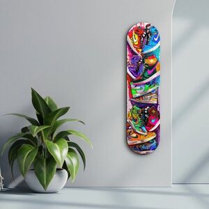 Imagine Tablou decorativ, Colorful Sneakers, Dimensiune: 20 x 80 cm, Multicolor