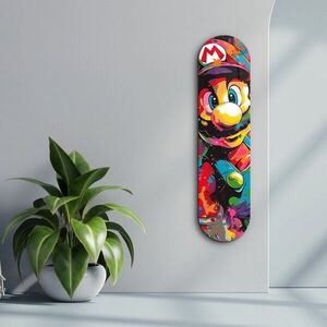 Imagine Tablou decorativ, Mario Fan Art, Dimensiune: 20 x 80 cm, Multicolor