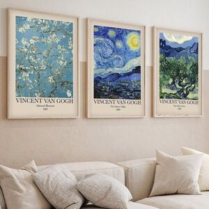 Imagine Set 3 tablouri decorative, Huhu269, Lemn masiv, Multicolor
