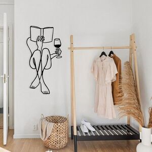 Imagine Decoratiune de perete, Bien, Dimensiuni: 38 x 73 cm, Negru