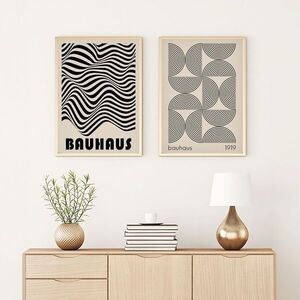 Imagine Set 2 tablouri decorative, Huhu247, Lemn masiv, Multicolor