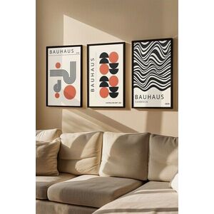 Imagine Set 3 tablouri decorative, Artvmodel26-Sıyah, MDF, Multicolor