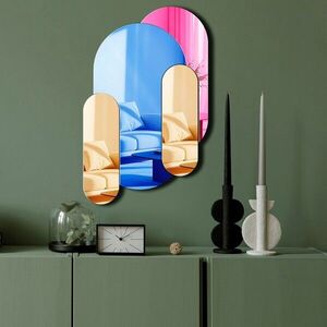 Imagine Oglinda decorativa, Ozgl512, Baza din 100% EVA (Grosime: 10 mm), Multicolor