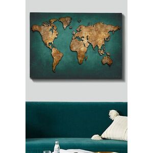 Imagine Tablou decorativ, Kanvas Tablo (70 x 100), Rama din lemn (grosime 3 cm), Multicolor