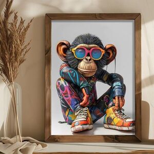 Imagine Tablou decorativ, AI162, Cadru: 100% MOLID, Multicolor