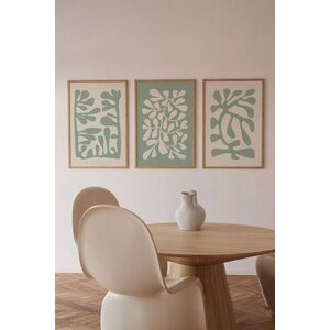Imagine Set 3 tablouri decorative, Ersy3Ham18, MDF, Multicolor
