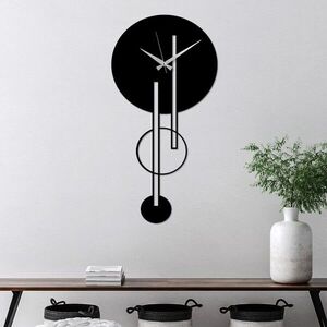Imagine Ceas de perete, Full Empty, Dimensiuni: 62 x 32 cm, Negru