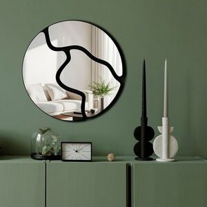 Imagine Oglinda decorativa, Ozgl507, Baza din 100% EVA (Grosime: 10 mm), Argintiu