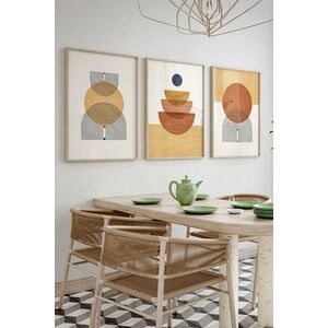Imagine Set 3 tablouri decorative, 3Dartsohoset7, MDF, Multicolor