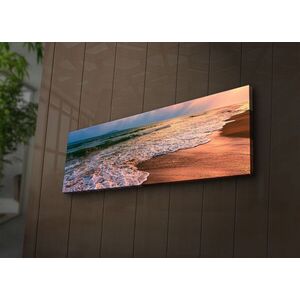 Imagine Tablou decorativ cu lumina LED, 3090İACT-72, 30 x 90 cm, Multicolor