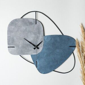 Imagine Ceas de perete, Brazil, Diametru: 58 cm, Albastru gri