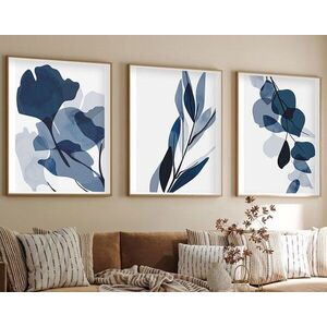 Imagine Set 3 tablouri decorative, Huhu207, Lemn masiv, Multicolor
